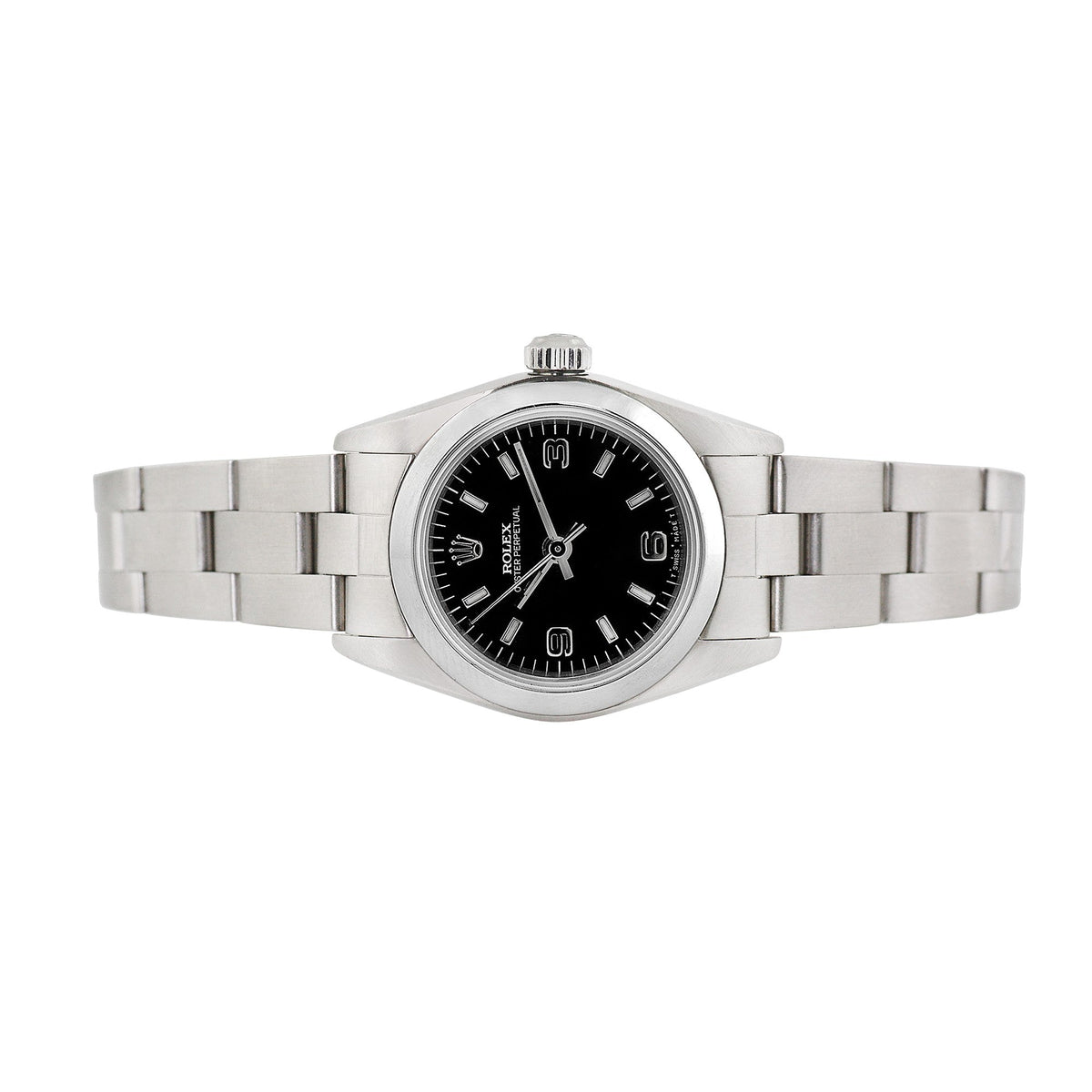 Front view of Rolex women's watch