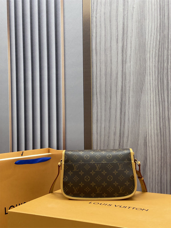  Sleek satchel carried on shoulder