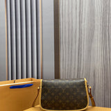  Sleek satchel carried on shoulder