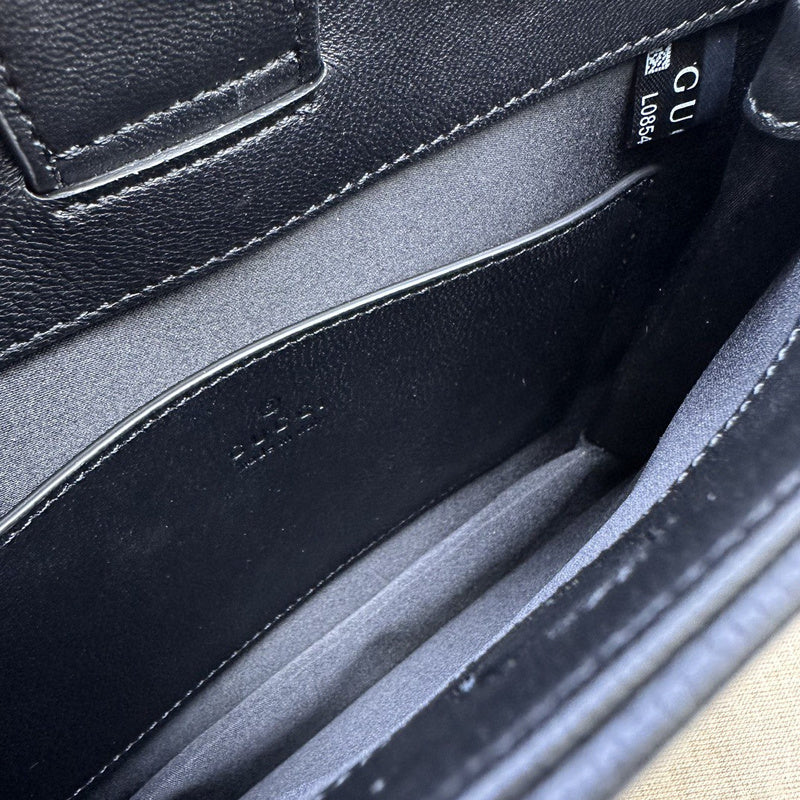 Back view of statement refined women's handbag – women's luxury handbag