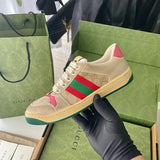 Gucci all-black luxury sneakers view 11 retro runner design