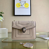 Chic Faux Leather Handbag - Versatile Everyday Design | Women's Premium Handbag #1732 - front view (image 1) of designer-inspired handbag