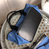 Interior view of premium classic women's handbag – women's statement bag