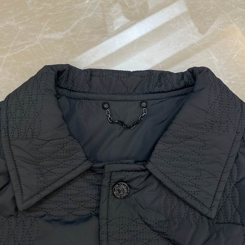 Front view of Louis Vuitton luxury clothing with everyday silhouette