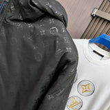 Full styled look of Louis Vuitton luxury clothing with streetwear-inspired cut