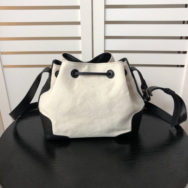 Top view of statement structured women's handbag – women's luxury accessory