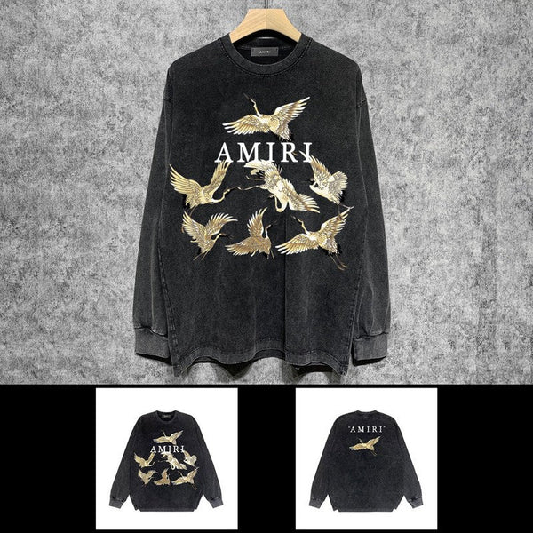 Amiri hoodie front view designer style