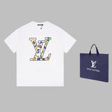 Front view of Louis Vuitton cotton t-shirt with contemporary cut