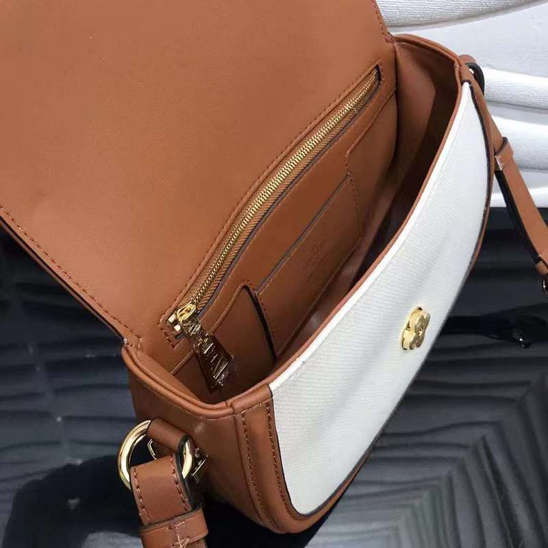 Front view of structured chic women's handbag – women's luxury handbag