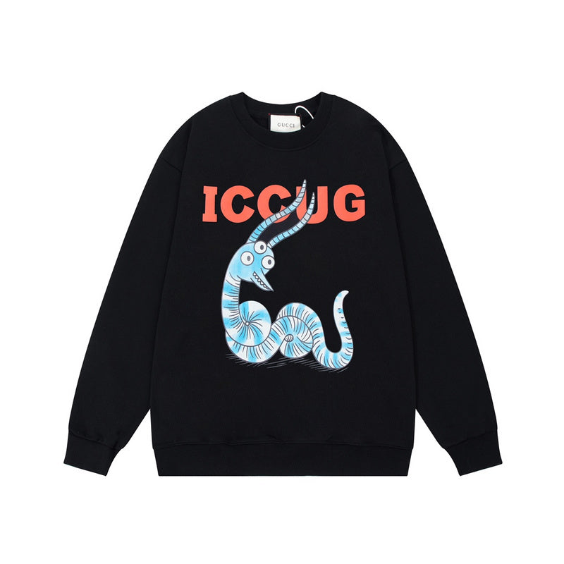 Back view of Gucci luxury clothing with relaxed-fit cut
