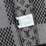Back view of Louis Vuitton luxury clothing with runway-inspired design