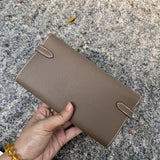 Side view of everyday-ready structured handbag