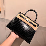 Poised bag shown from front angle