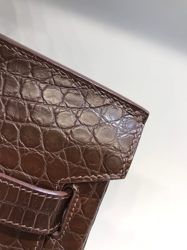 Sophisticated bag shown from front angle