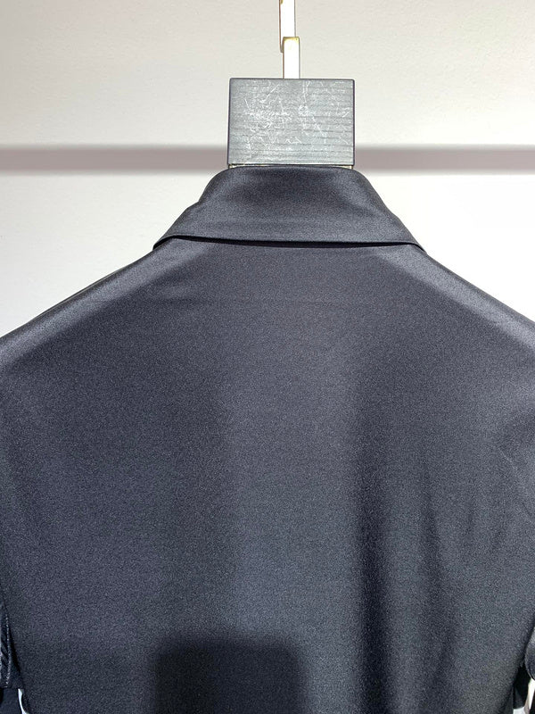 Front view of Louis Vuitton cotton t-shirt with signature branding