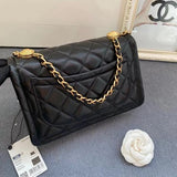 Zivas Charm Polished Finish Fashion Handbag (Signature Shape & Finish) – Detail View