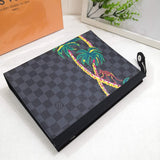 Interior view of modern signature women's handbag – women's designer-style accessory