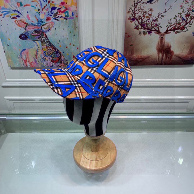 Front view of Burberry unisex cap