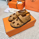 Hermes sandals Style 218 - angled studio shot