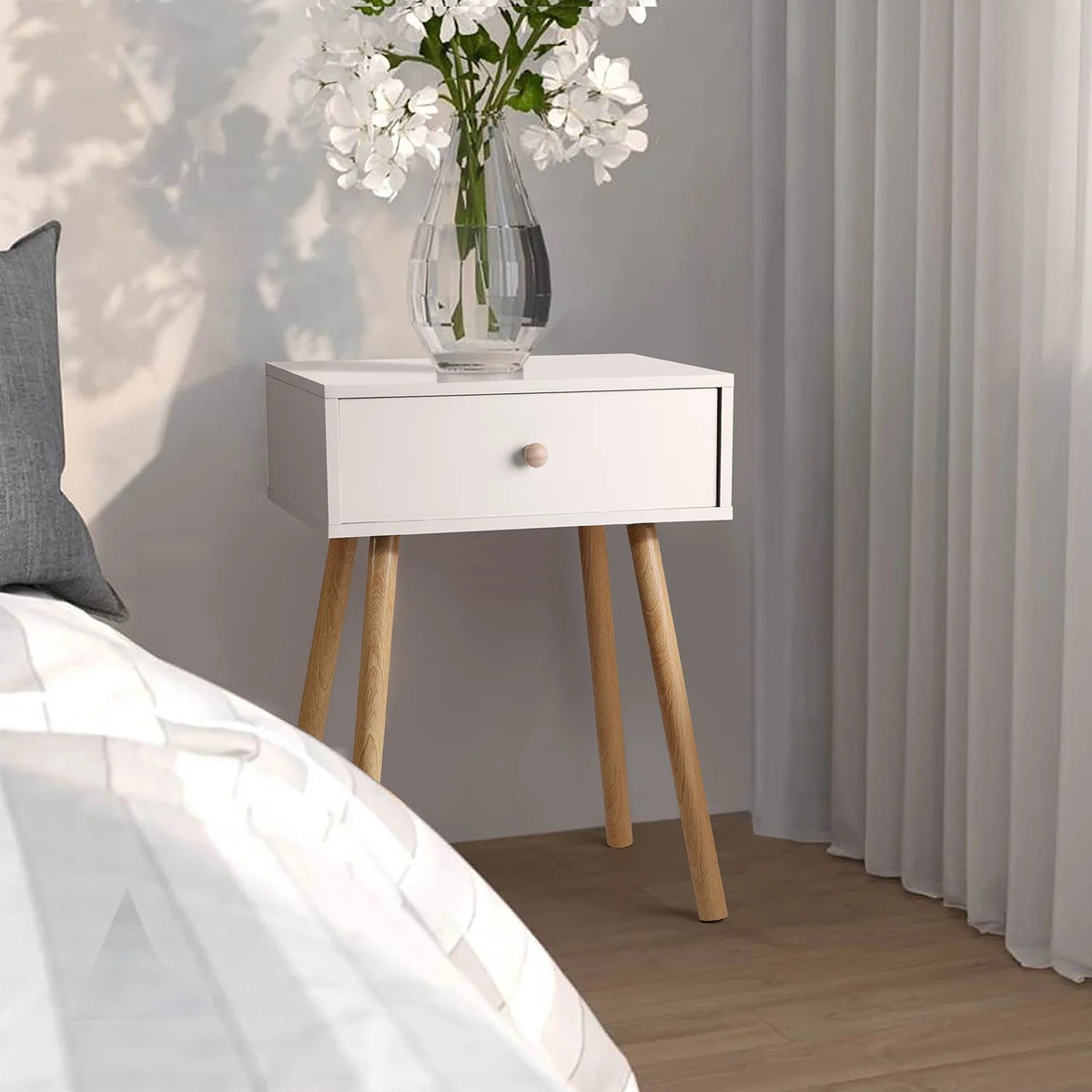 Nightstand, Modern End Table