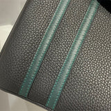 Close-up detail of structured bag design