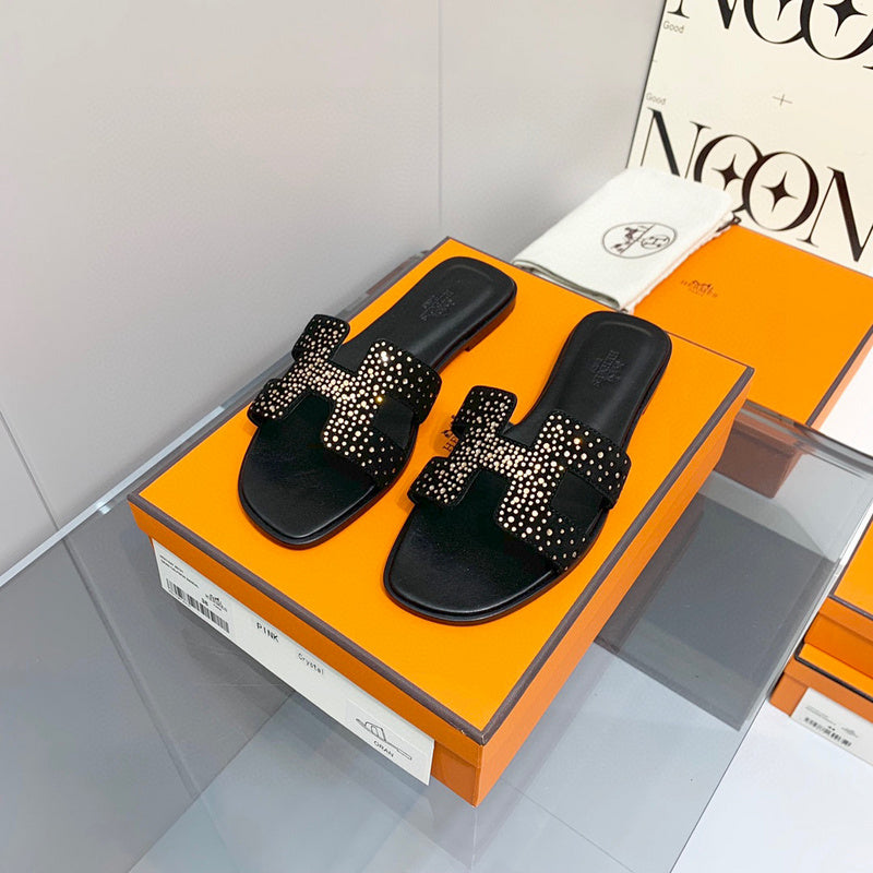 Hermes sandals Style 187 - styled lifestyle view