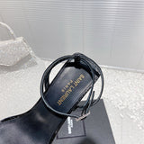 Texture and finish detail of Saint Laurent luxury piece style No.076