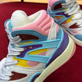 Gucci muted earth tones luxury sneakers view 4 everyday casual design