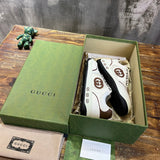 Gucci muted earth tones luxury sneakers view 7 cushioned comfort fit