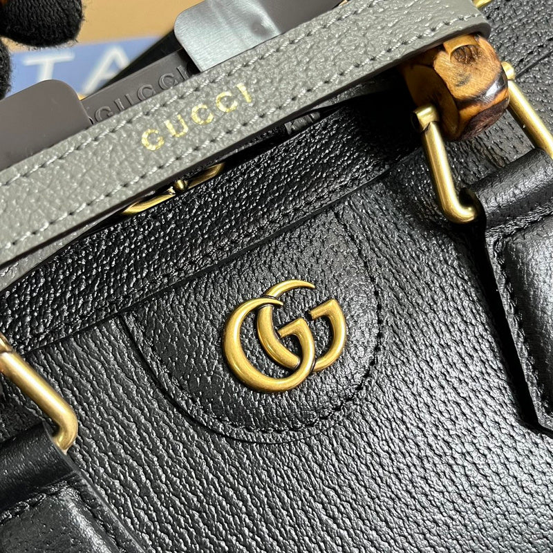 Back view of refined statement women's handbag – women's luxury handbag