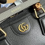 Back view of refined statement women's handbag – women's luxury handbag
