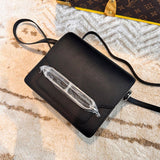 Interior view of elegant premium bag