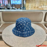 Close-up detail view of Louis Vuitton unisex cap