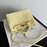 Statement Faux Leather Handbag - Smooth Faux-Leather Exterior | Women's Statement Accessory #1571 - close-up detail shot (image 3) of designer-inspired handbag