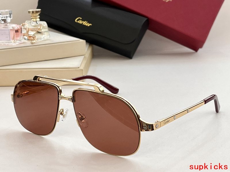 Lifestyle view of Cartier unisex sunglasses