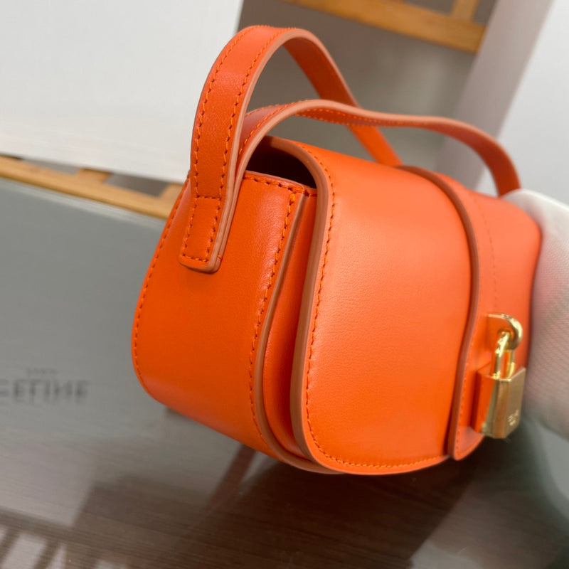Back view of modern refined women's handbag – women's luxury accessory