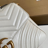 Back view of premium sleek women's handbag – women's designer-style accessory