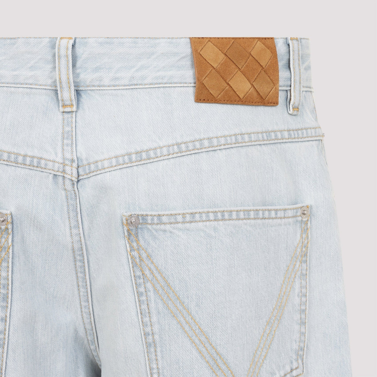 Bottega Veneta pants side profile designer luxury fashion