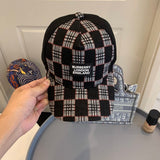 Angled view of Burberry unisex cap