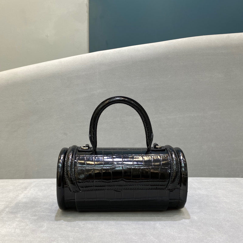 Modern Vegan Leather Handbag - Refined Silhouette | Women's Designer-Inspired Purse #846 - back view (image 4) of designer-inspired handbag