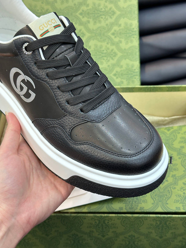 Gucci all-black luxury sneakers view 9 cushioned comfort fit