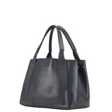Balenciaga authentic luxury tote bag Navy leather craftsmanship