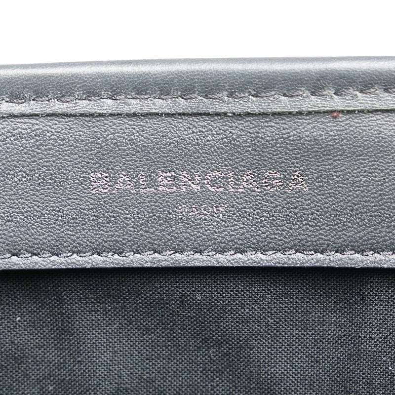 Side view of Balenciaga tote bag Navy premium designer bag