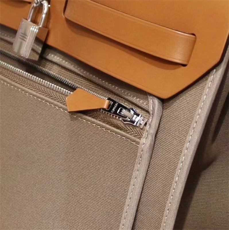 Close-up detail of graceful bag design