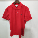 Back view of Lacoste luxury clothing with monogram-inspired silhouette