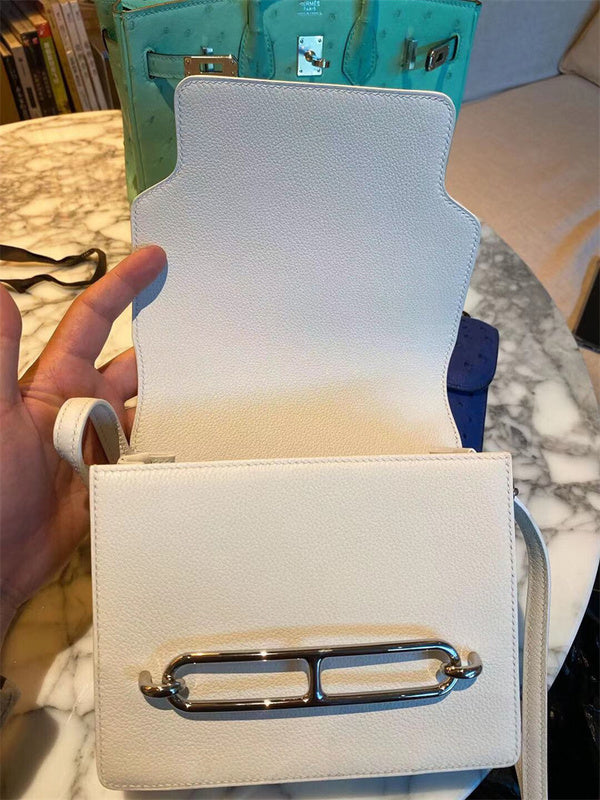 Close-up detail of fluid bag design