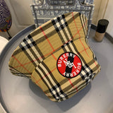 Front view of Burberry unisex cap
