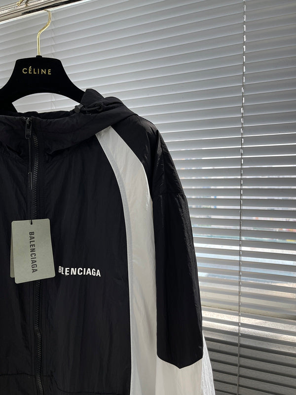 Close-up of Balenciaga designer clothing craftsmanship