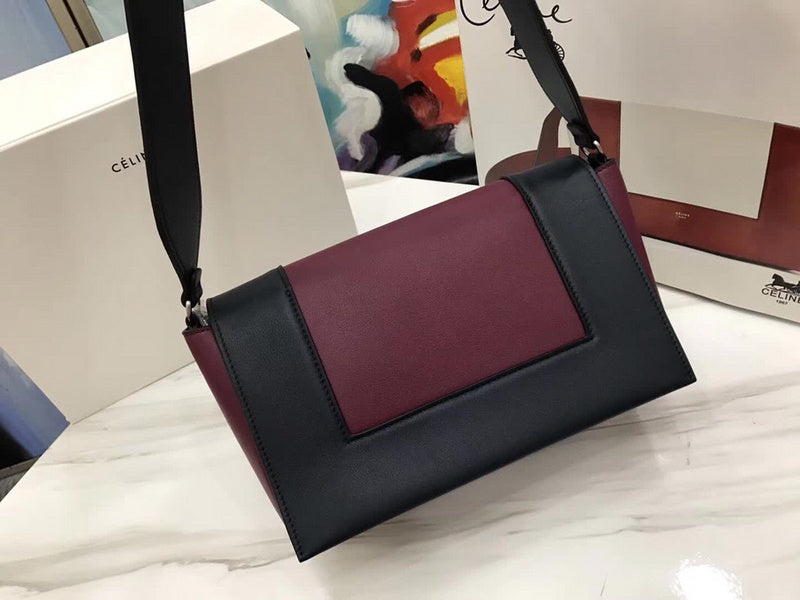 Back view of everyday-luxe structured women's handbag – women's premium purse