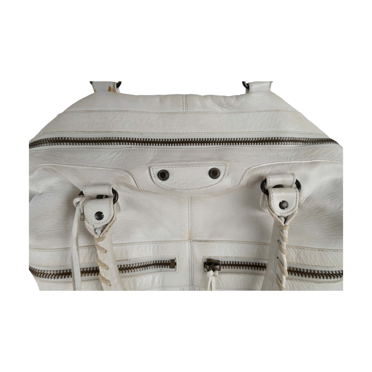 Balenciaga Cube Pocket Tote Bag — Premium Leather Tote